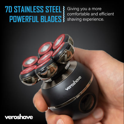 VEROSHAVE 7D + Pre-Shave Oil Kit