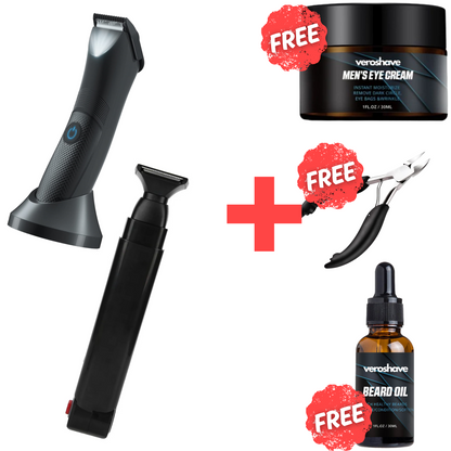 Hair Clipper & Back Shaver Bundle