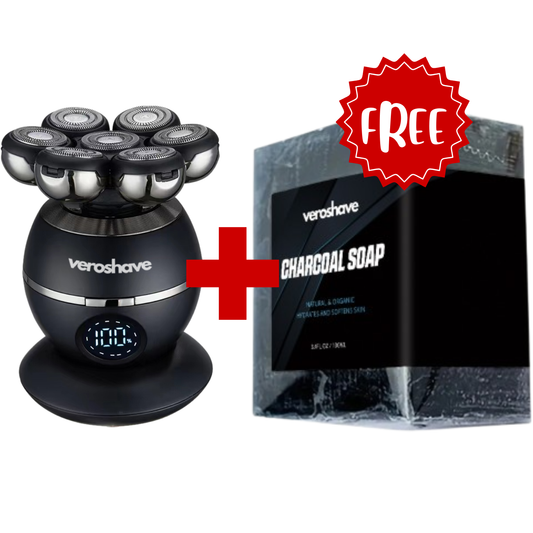 VEROSHAVE 7D + Charcoal Soap